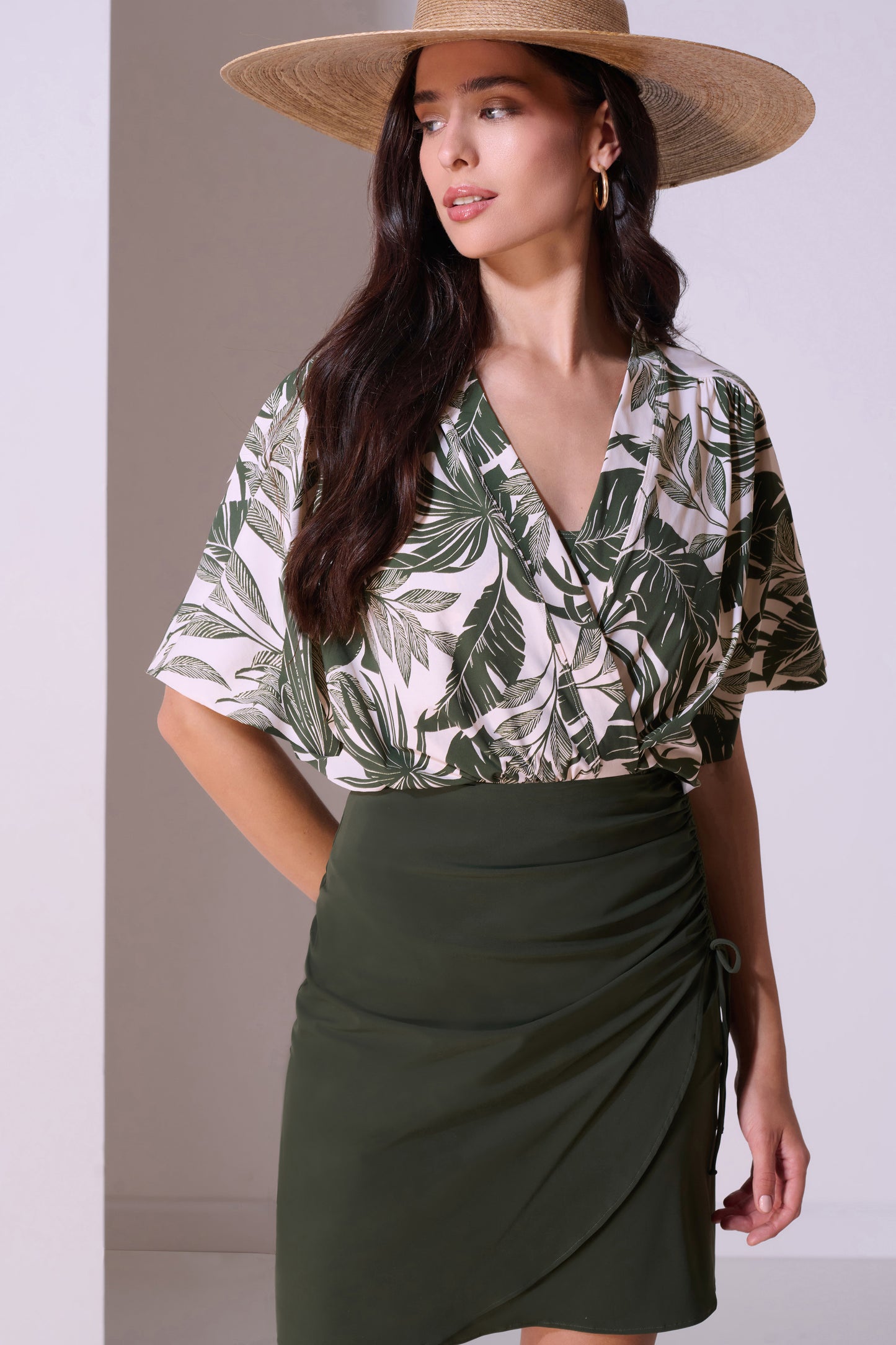 Wide Sleeve Swimsuit