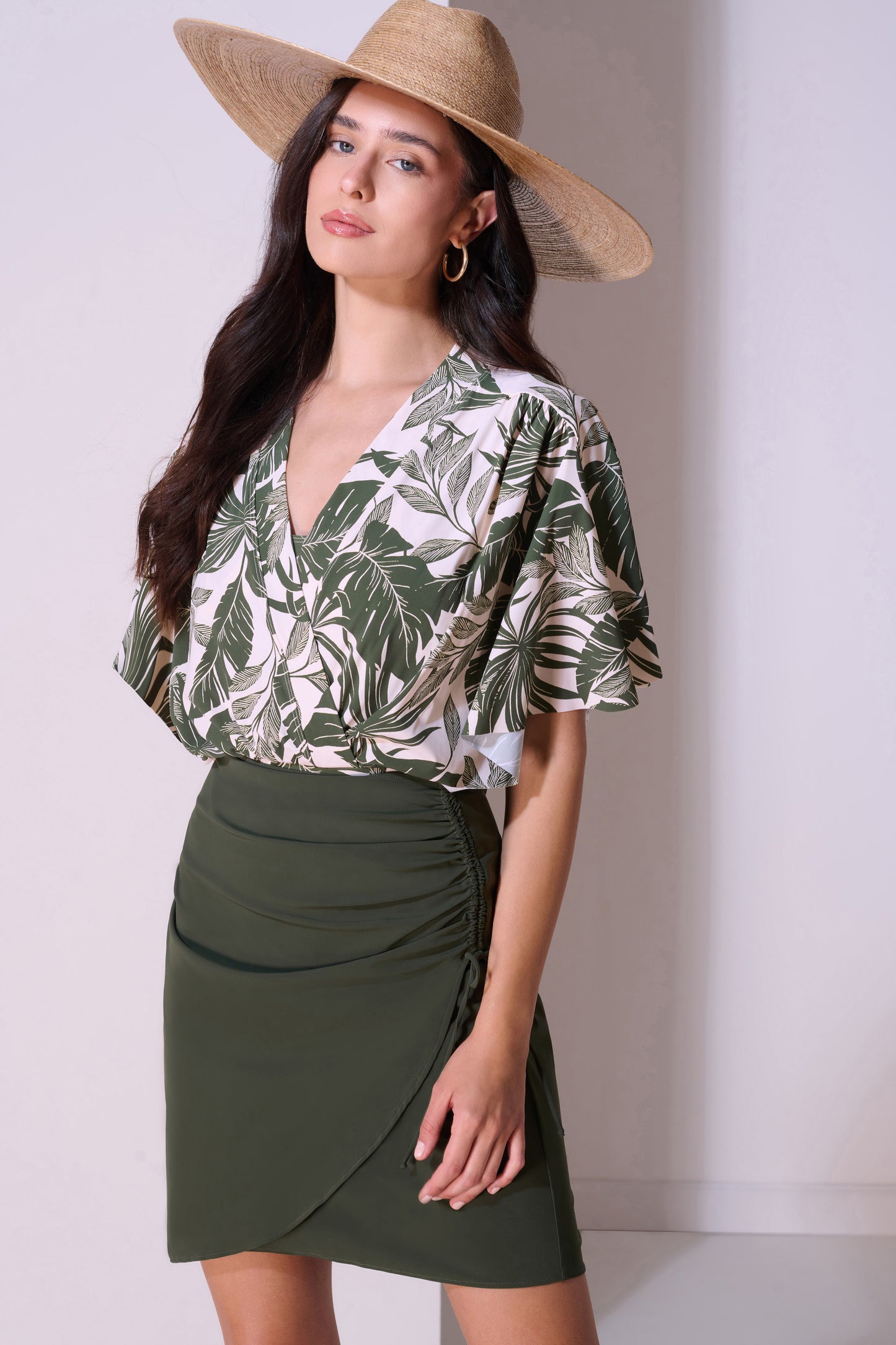 Wide Sleeve Swimsuit