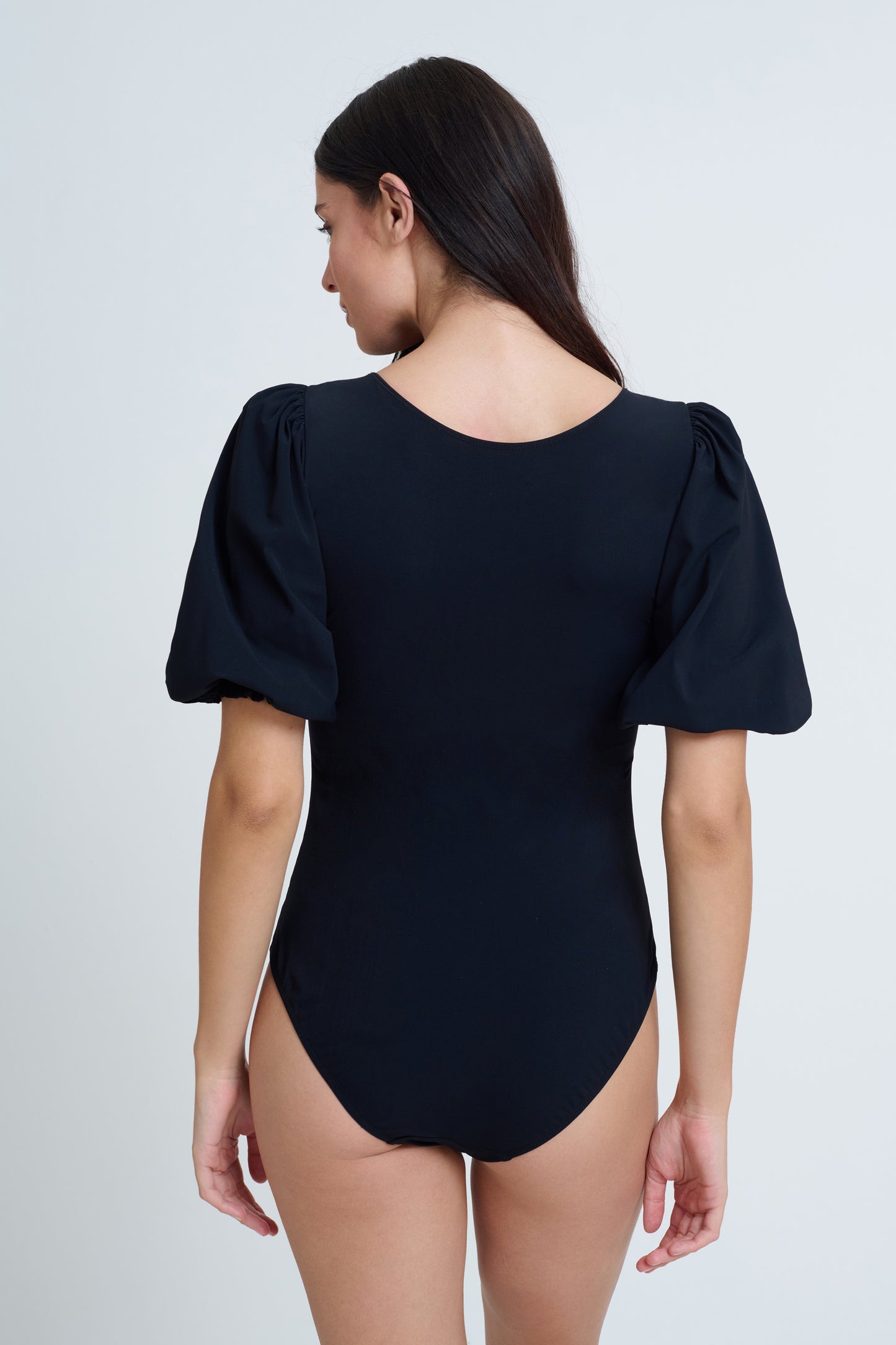 Puff Sleeve Swimsuit