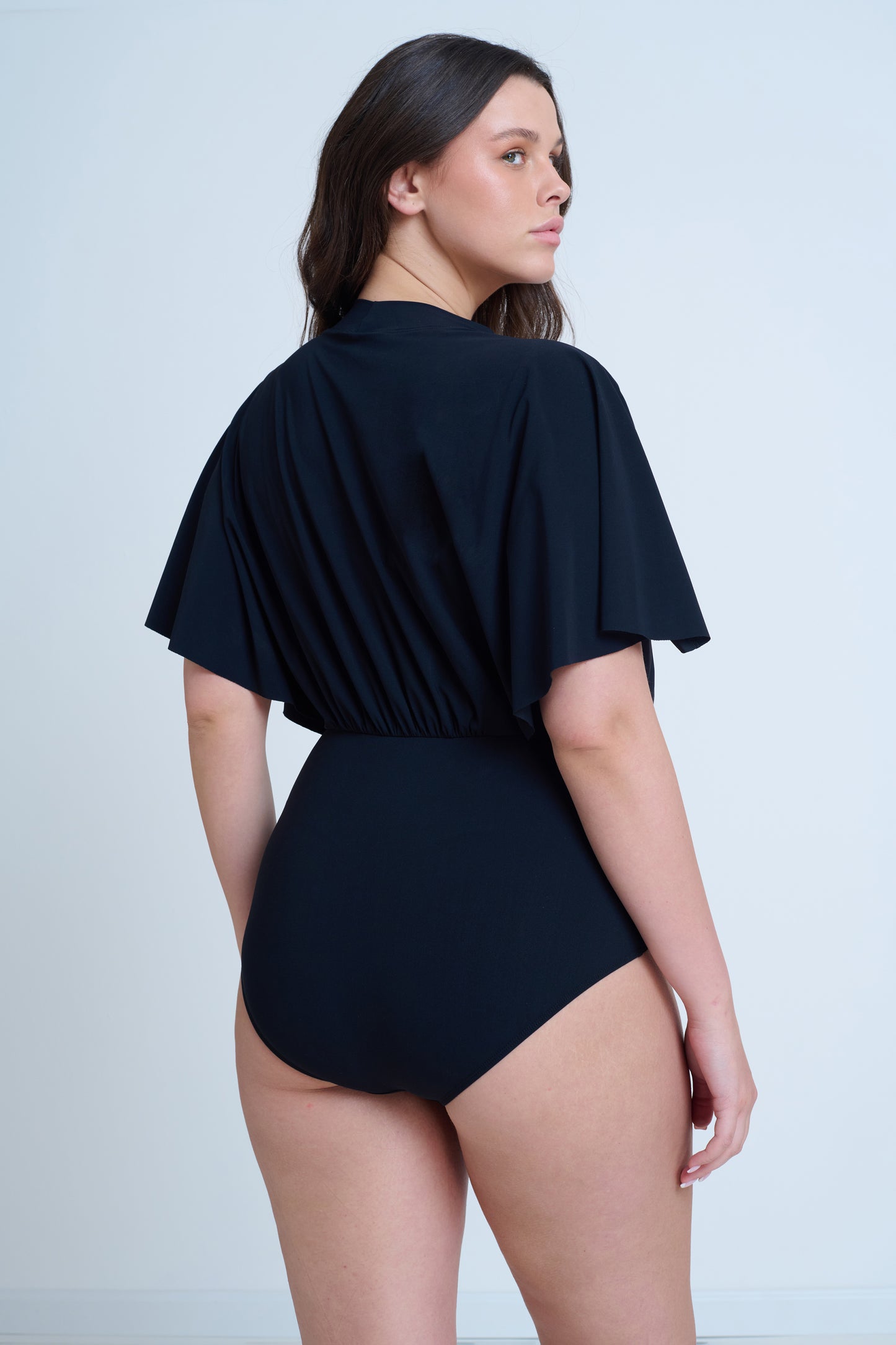 Wide Sleeve Swimsuit
