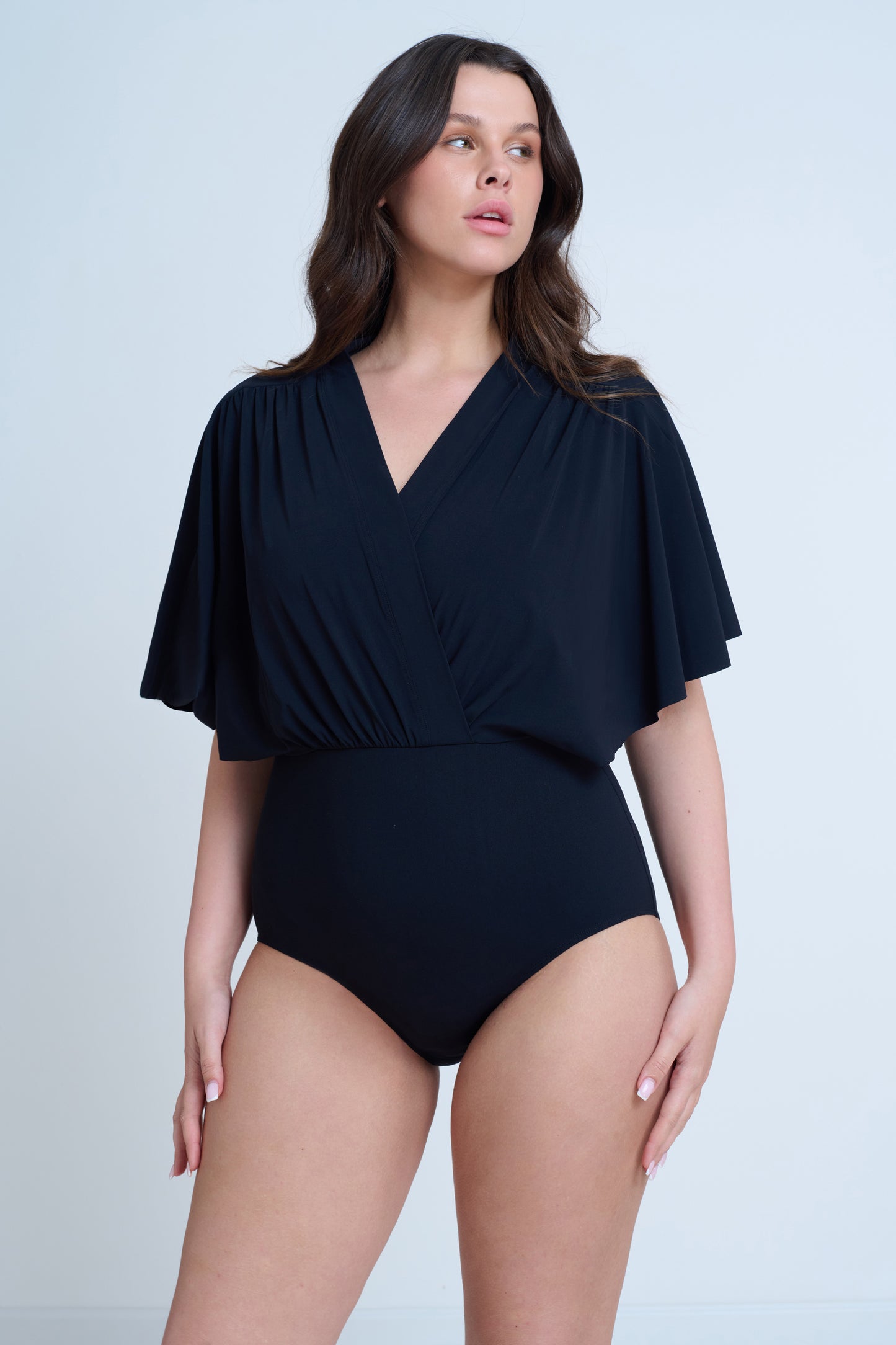 Wide Sleeve Swimsuit