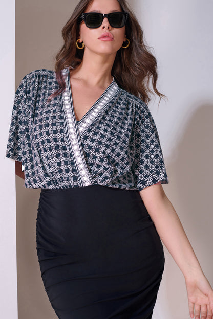 Wide Sleeve Swimsuit