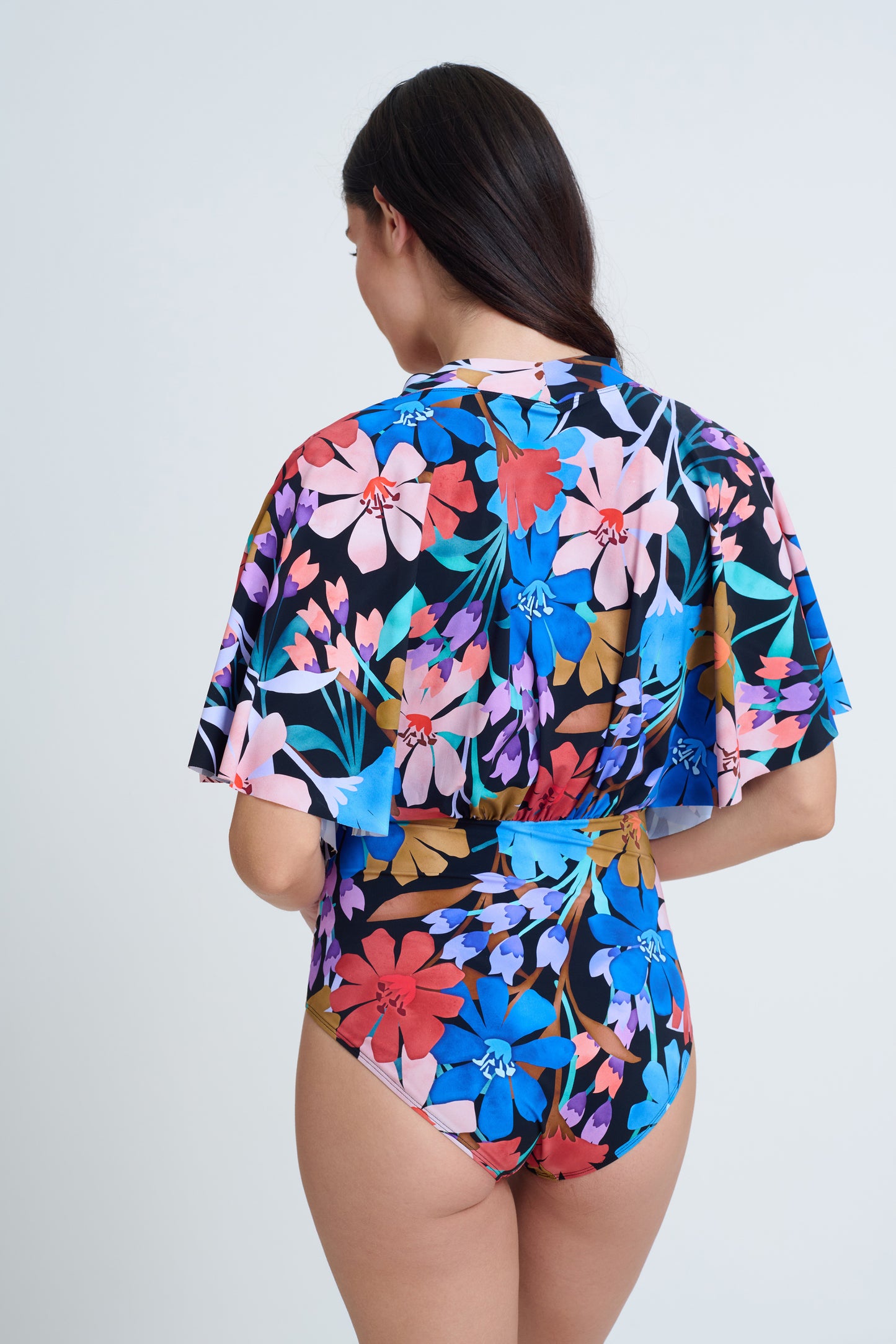 Wide Sleeve Swimsuit