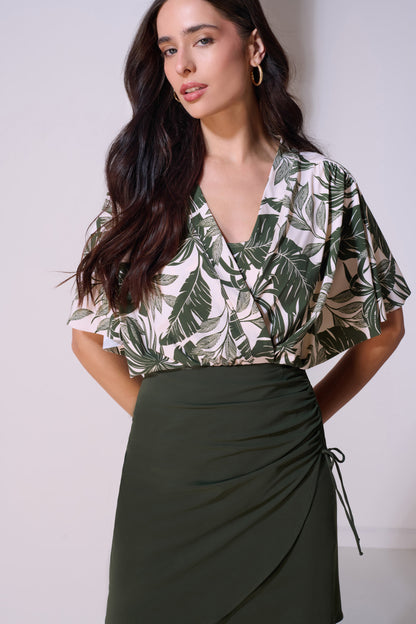 Wide Sleeve Swimsuit