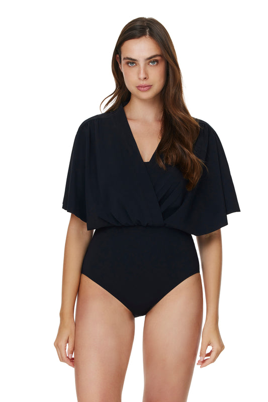 Wide Sleeve Swimsuit